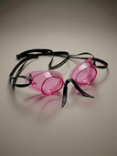 Occhialini Svedesi con silicone Soft Frame - Rosa chiaro — occhialini da nuoto, BONESWIMMER Made in Italy