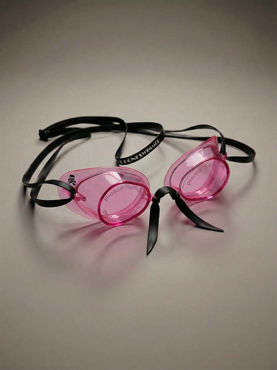 Schwedenbrille mit Silikon Soft Frame — Hellrosa