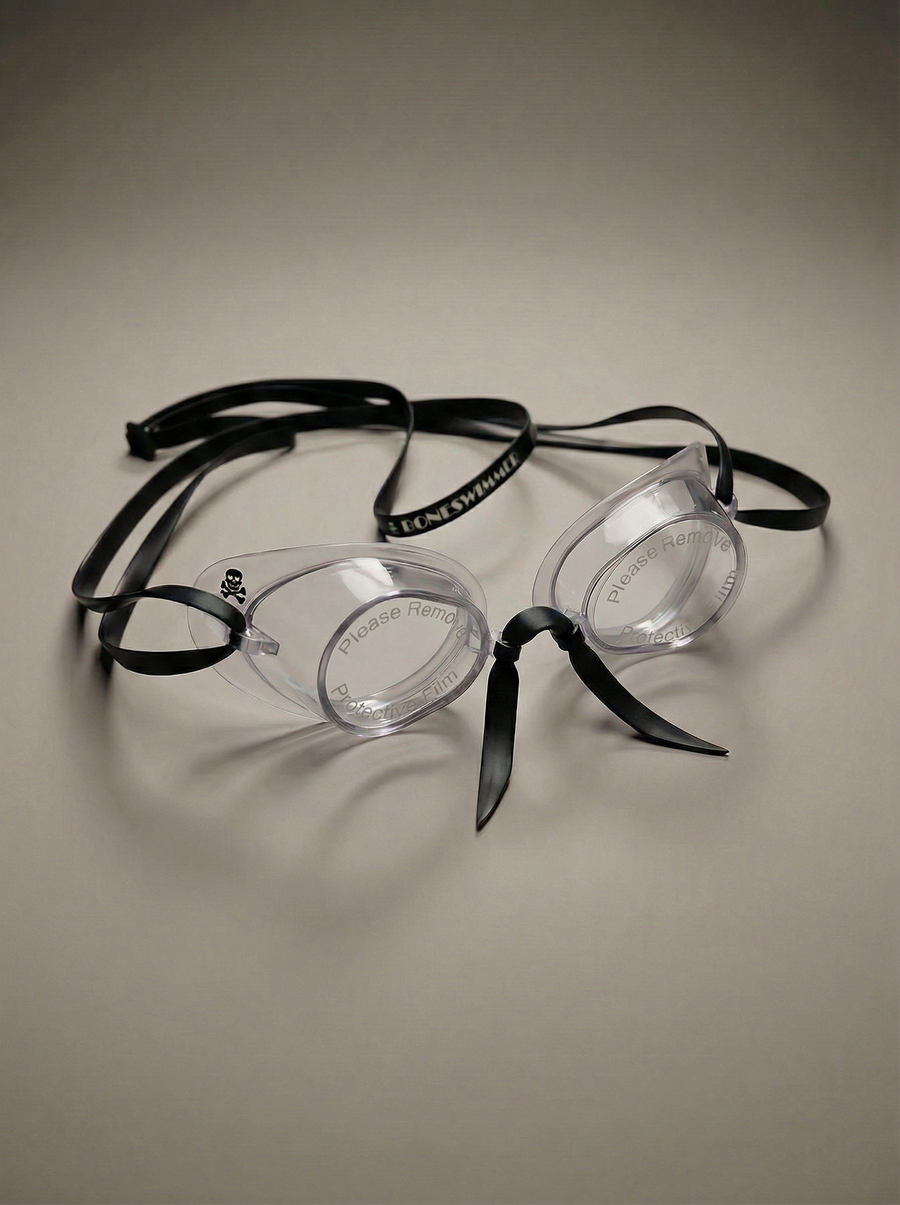Schwedenbrille mit Soft Frame aus Silikon — Transparent