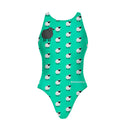 Costume intero donna da allenamento PINUP 559PF Pecora nera, vista frontale