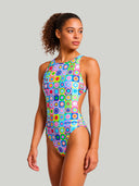 Trainings-Einteiler für Damen PINUP 558PF - Pop Squares