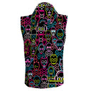 Poncho bimbo in microfibra 61POF - Skull tribe — telo in microfibra, BONESWIMMER Made in Italy