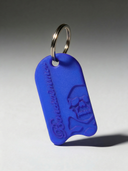 Portachiavi BONESWIMMER 3D - Tavoletta Blu — portachiavi, BONESWIMMER Made in Italy