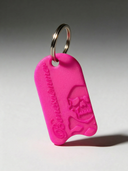 Portachiavi BONESWIMMER 3D - Tavoletta Fucsia — portachiavi, BONESWIMMER Made in Italy