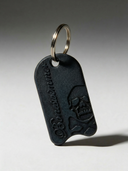 Portachiavi BONESWIMMER 3D - Tavoletta Nero — portachiavi, BONESWIMMER Made in Italy