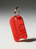 Portachiavi BONESWIMMER 3D - Rosso — portachiavi, BONESWIMMER Made in Italy