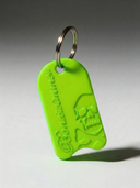 Portachiavi BONESWIMMER 3D - Verde — portachiavi, BONESWIMMER Made in Italy