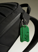 Portachiavi BONESWIMMER 3D - Verde Bottiglia vista 2 — portachiavi, BONESWIMMER Made in Italy