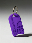 Portachiavi BONESWIMMER 3D - Tavoletta Viola — portachiavi, BONESWIMMER Made in Italy
