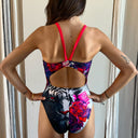 Costume intero donna da allenamento IBIZA 211I - Tigrosa, vista posteriore