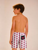 Boxer mare bambino Samoa N032SM - Fiore, dettaglio indossato