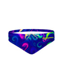 Slip da nuoto bambino da allenamento H2OTTO 434HF - Shark wave vista 3 — costume da nuoto bambino, BONESWIMMER Made in Italy