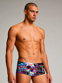 Parigamba uomo da allenamento UCLA 247U - Glitch — costume da nuoto uomo, BONESWIMMER Made in Italy