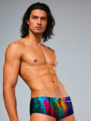 Parigamba uomo da allenamento UCLA 257U - Macchia — costume da nuoto uomo, BONESWIMMER Made in Italy