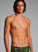 Parigamba uomo da allenamento UCLA 256UF - Skull tribe — costume da nuoto uomo, BONESWIMMER Made in Italy