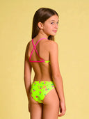 Costume intero bambina da mare Alte L040AF - Ciliegie, vista posteriore