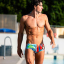 Parigamba uomo da allenamento UCLA 221U - Breast vista 3 — costume da nuoto uomo, BONESWIMMER Made in Italy