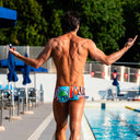 Parigamba uomo da allenamento UCLA 221U - Breast vista 4 — costume da nuoto uomo, BONESWIMMER Made in Italy