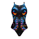 Costume intero donna da allenamento IBIZA 162IF - Quarzo, vista frontale