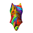 Costume intero bambina da allenamento PINUP 484P - Rainbow — costume intero da nuoto, BONESWIMMER Made in Italy