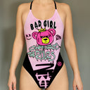 Costume intero donna da mare Alte L023AF - Bad Girl, dettaglio indossato