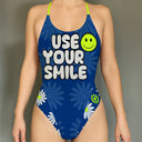Costume intero donna da mare Alte L024AF - Use Your Smile, dettaglio indossato
