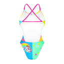 Costume intero donna da mare Alte L027AF - Ponycorno, vista posteriore