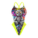 Costume intero donna da mare Alte L029AF - Psycho, vista frontale