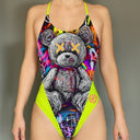 Costume intero donna da mare Alte L029AF - Psycho, dettaglio indossato