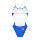 Costume intero donna da mare Alte L033A - Stars, vista posteriore