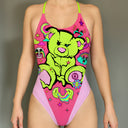 Costume intero donna da mare Alte L030AF - Deda, dettaglio indossato