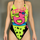 Costume intero donna da mare Alte L031AF - Duxy, dettaglio indossato