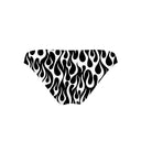 Slip bikini donna da mare Papeete L021PA - Fiamma Bianca, vista posteriore