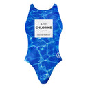Costume intero bambina da allenamento PINUP 256P - Chlorine — costume intero da nuoto, BONESWIMMER Made in Italy