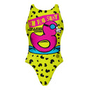 Costume intero bambina da allenamento PINUP 334PF - Duxy — costume intero da nuoto, BONESWIMMER Made in Italy