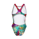 Costume intero bambina da allenamento PINUP 402P - Tatsu vista 2 — costume intero da nuoto, BONESWIMMER Made in Italy