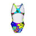 Costume intero bambina da allenamento PINUP 426PF - Pica, vista posteriore