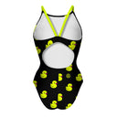 Costume intero donna da allenamento IBIZA 150IF - Lotty, vista posteriore