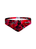 Slip da nuoto uomo da allenamento H2OTTO 419H - Teschio Cremisi vista 2 — costume da nuoto uomo, BONESWIMMER Made in Italy