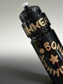 Borraccia Sport 750 ml con Tappo Beccuccio - BONESWIMMER Nera Logo Oro vista 2 — borraccia sport, BONESWIMMER Made in Italy