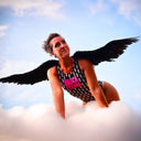 Costume intero donna da allenamento PINUP 517P - Eterna, vista frontale