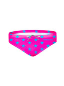Kinder-Trainings-Schwimmhose H2OTTO 440HF - Fuchsia blaue Stern