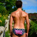 Slip da nuoto uomo da allenamento H2OTTO 416H - Eterna vista 3 — costume da nuoto uomo, BONESWIMMER Made in Italy