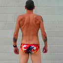 Slip da nuoto uomo da allenamento H2OTTO 392H - Samurai vista 3 — costume da nuoto uomo, BONESWIMMER Made in Italy