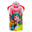 Poncho in microfibra 52PO - Illusa vista 2 — telo in microfibra, BONESWIMMER Made in Italy