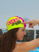 Cuffia lycra L005CF - Duxy vista 2 — cuffia da nuoto, BONESWIMMER Made in Italy