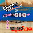 Charms Lettere — portachiavi, BONESWIMMER Made in Italy