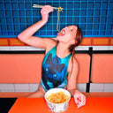 Costume intero donna da allenamento PINUP 524P - Pantera, dettaglio del modello