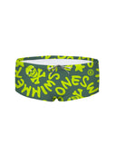 Parigamba uomo da allenamento UCLA 149U - Logo Military + Giallo Fluo — costume da nuoto uomo, BONESWIMMER Made in Italy