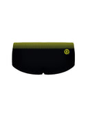 Parigamba uomo da allenamento UCLA 183UF - Nero Giallo vista 2 — costume da nuoto uomo, BONESWIMMER Made in Italy